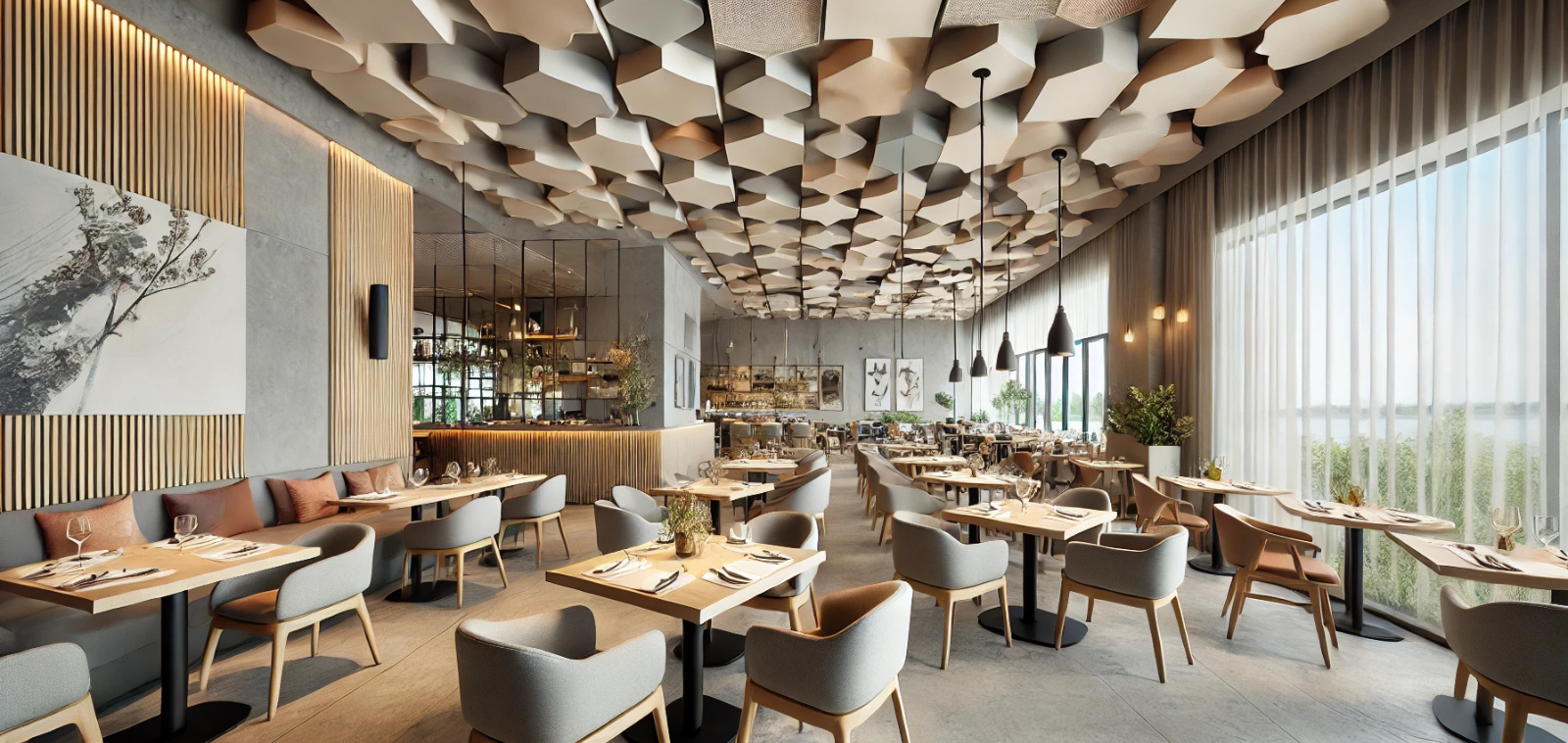 Acoustic Ceiling Panels for Restaurants - Why Choose Them
